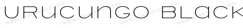 Urucungo Black字体转换
